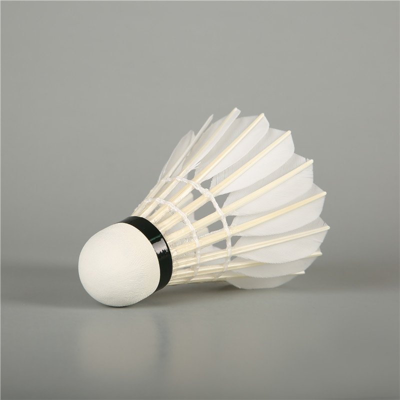 Professional indoor badminton shuttle cock goose feather for badminton club