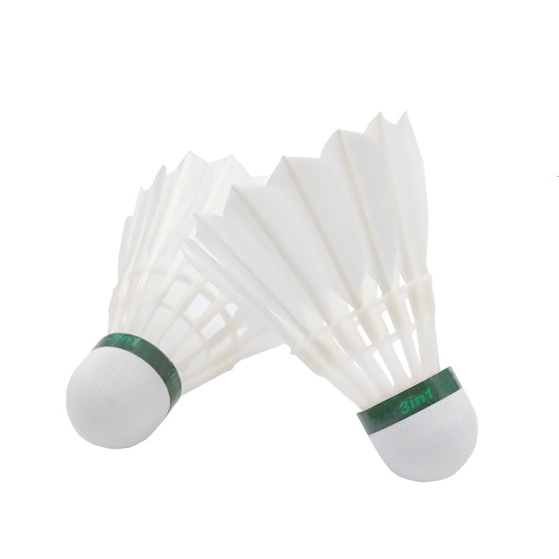 Dmantis 3-in-1 Professional High-Class Shuttlecocks Badminton Cork and Duck Feathers for Stadium Use