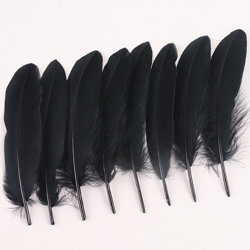 Natural Feathers 15-22 cm Raw Materials of Shuttlecock Soft white feather plume Goose Feathers