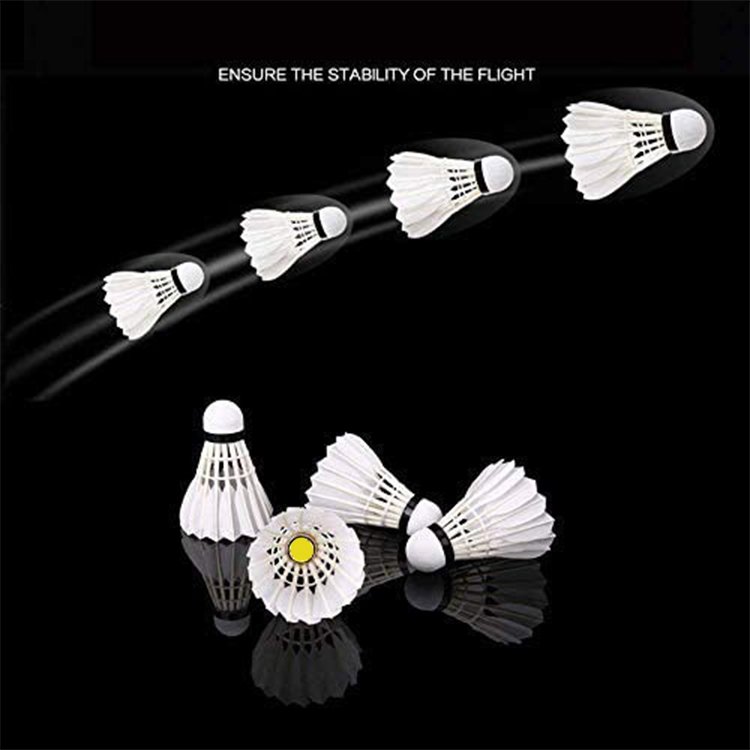 Factory Supply Super Grade Goose Feather Baton Master equalievent Badminton Shuttlecock