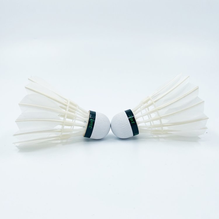 cheap price 12pcs in pack of International Competition Level badminton ball for Indoor Badminton Shuttle