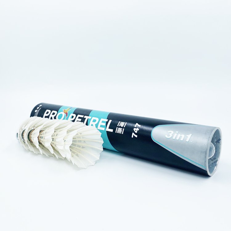 cheap price 12pcs in pack of International Competition Level badminton ball for Indoor Badminton Shuttle