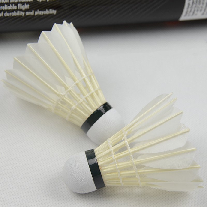Factory price Popular goose & duck feather shuttlecock shuttle cock badminton