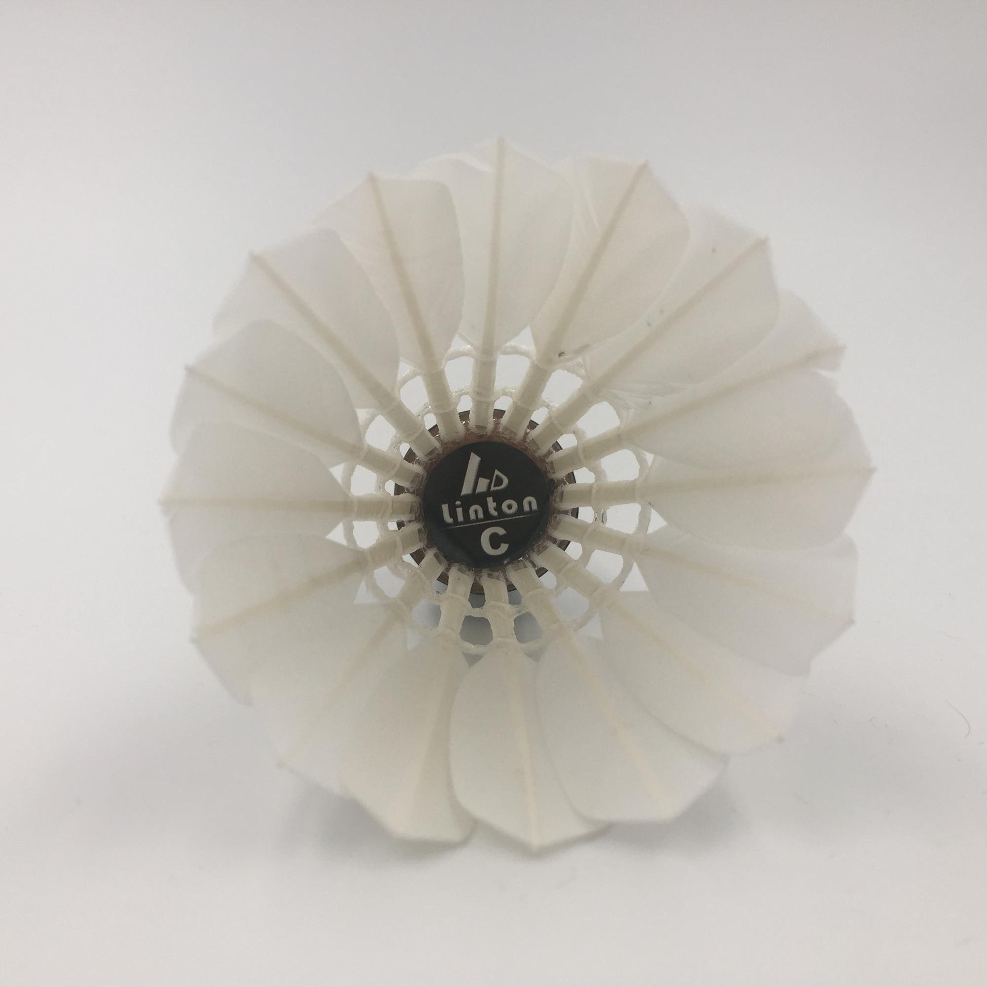 LT-C Most durable goose feather badminton shuttlecock/China Factory/Manufacture