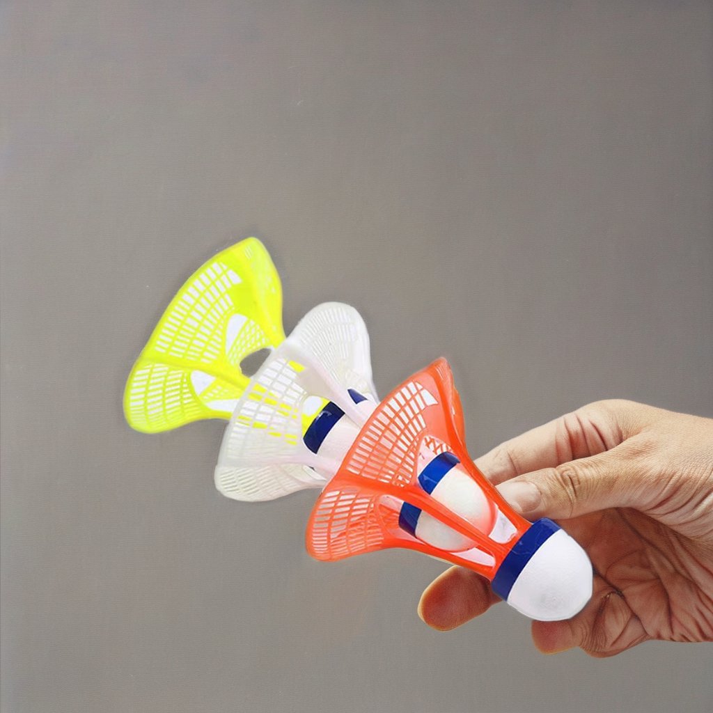 Affordable & Durable 6-Pack Windproof Nylon Badminton Shuttlecocks