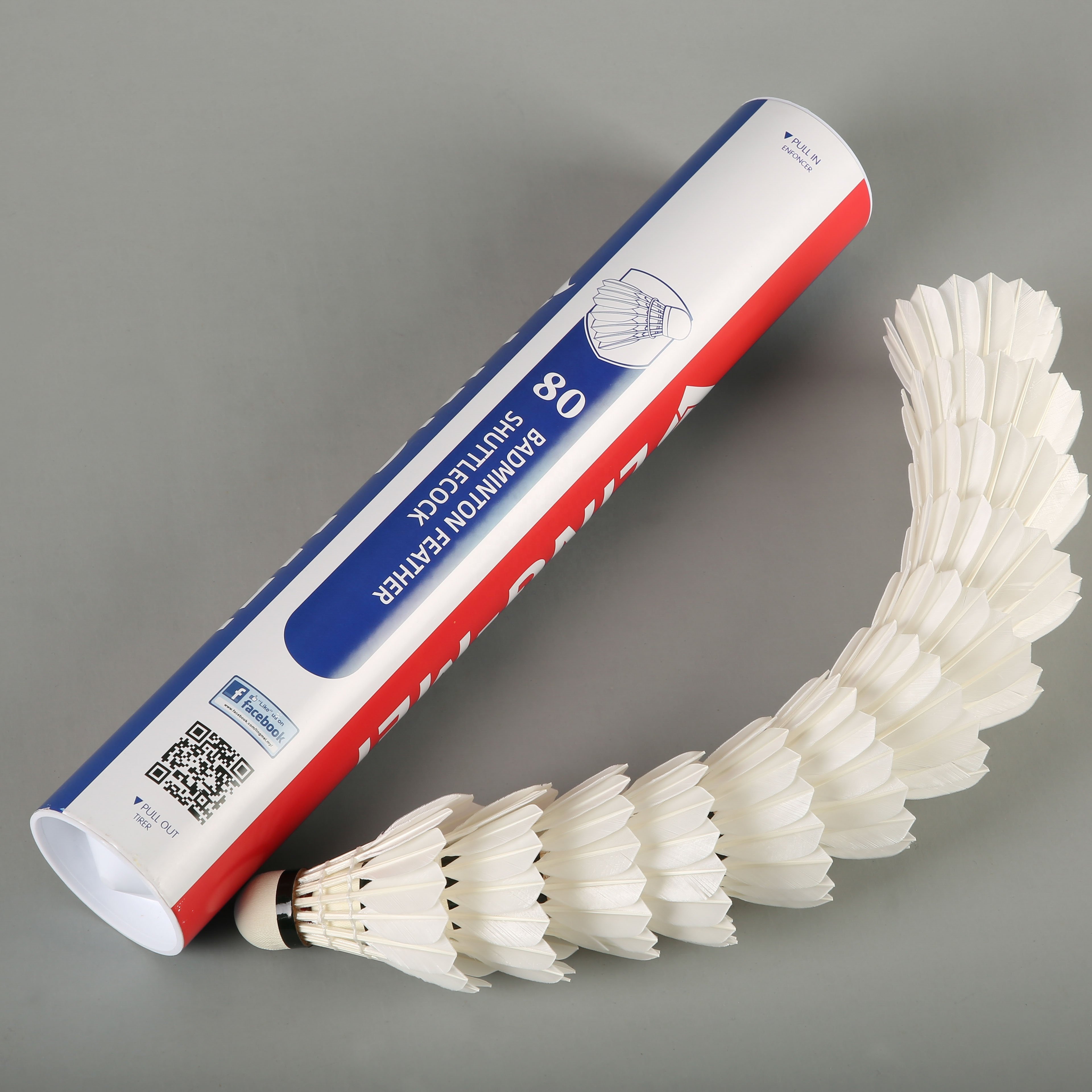 Durable Quality Goose Feather Shuttle Birds LINGMEI-80 Best Tournament Badminton 78 77 76 Speed Ball