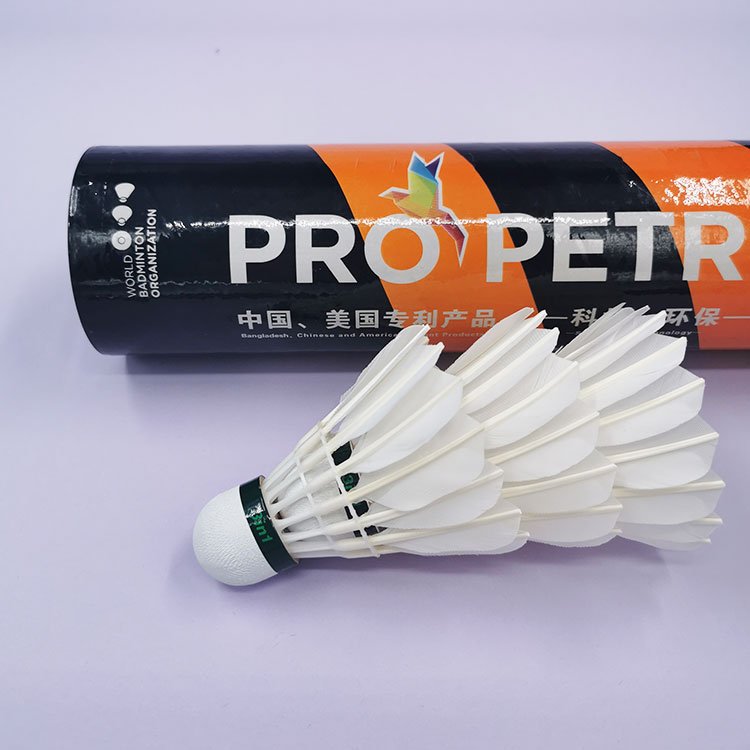 High Quality China Durable Goose White 3in1 Brand Badminton Feather Shuttlecock Stable and Sturdy High Speed Badminton Shuttles