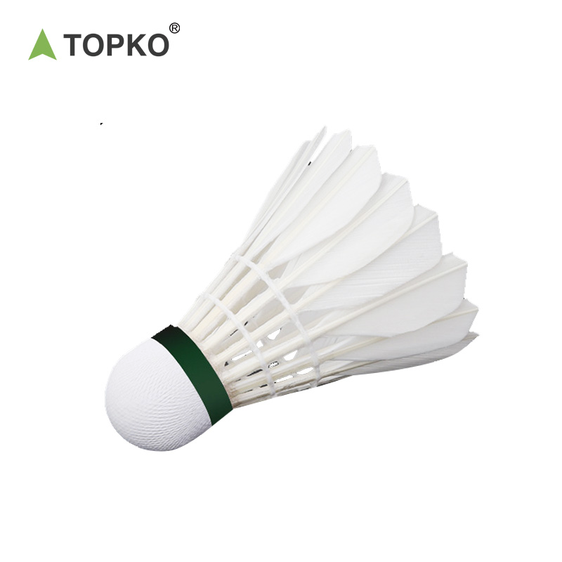 TOPKO Shuttlecock A Class Goose Feather 60 Badminton A+ Durability And Flight for international tournament