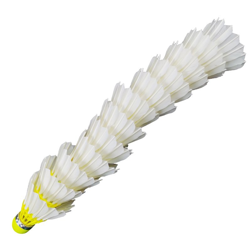 D51Fiber Cork Badminton Shuttlecock Goose Feather Hybrid Shuttlecock for Indoor Play Super Appropriate Fly Speed