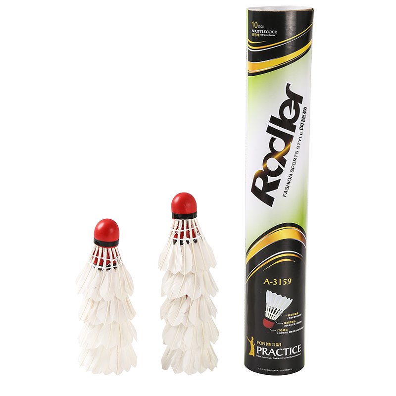 Factory custom provided Badminton Shuttlecocks Birdies,12 Pack Training Badminton Balls with Great Stability for in/out door
