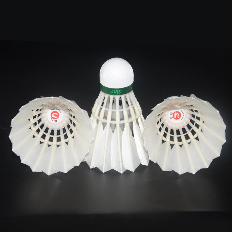 Dmantis D75 Professional Use Badminton Shuttlecock High Level Professional Shuttlecock Natural Feather for Tournament