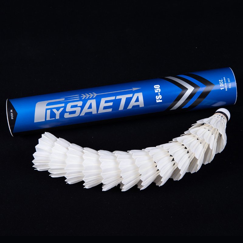 Hot Selling With High Quality Goose Feather Badminton Shuttlecock Good Durability FlySaeta NO.50