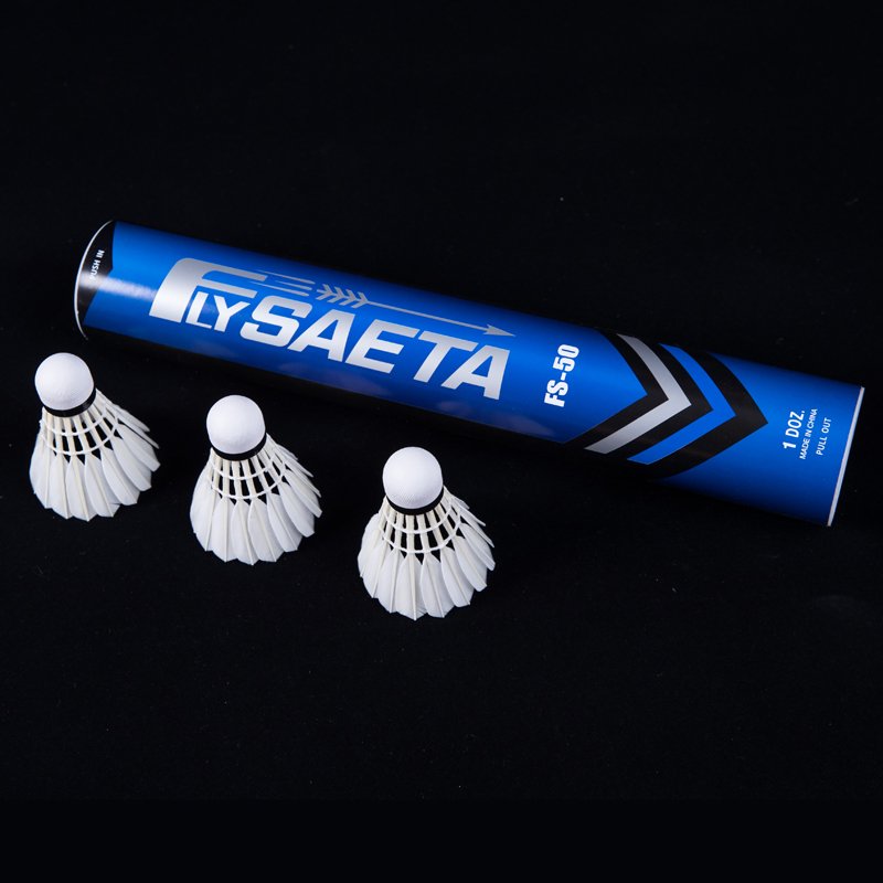 Hot Selling With High Quality Goose Feather Badminton Shuttlecock Good Durability FlySaeta NO.50