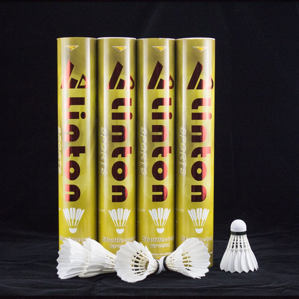 Linton brand new badminton manufacturer sale goose shuttlecock