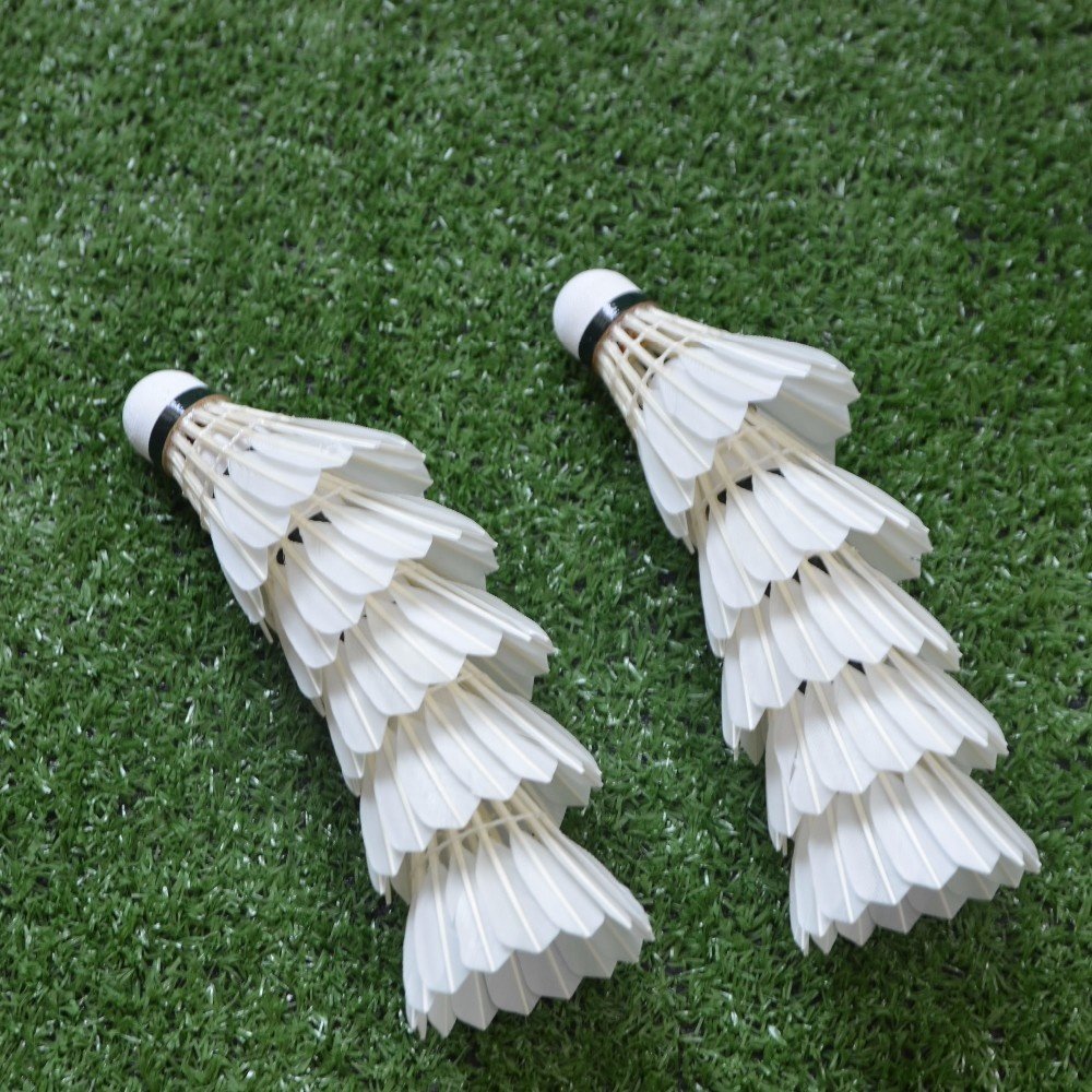 lingmei 80 Pro natural cork goose feather badminton shuttlecocks for tournament