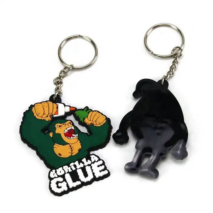 Customized 2D/3D soft pvc keychain custom logo keychain pvc promotional gifts pvc rubber keychain