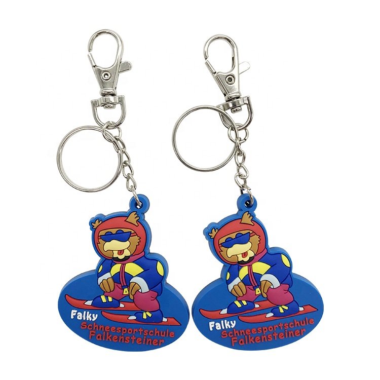 Customized 2D/3D soft pvc keychain custom logo keychain pvc promotional gifts pvc rubber keychain