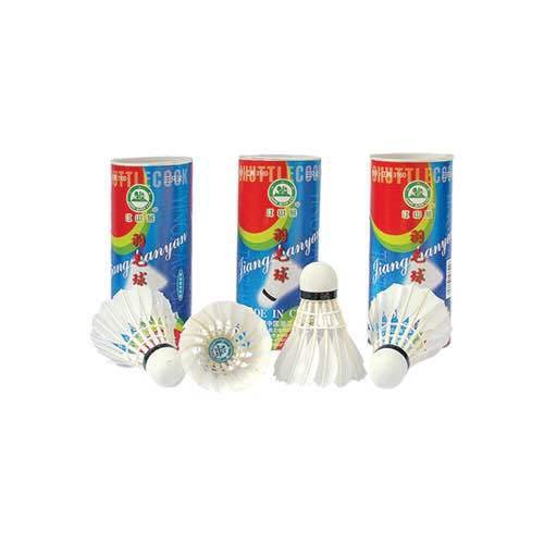 custom design cheapest wholesale badminton ball color duck feather shuttlecock