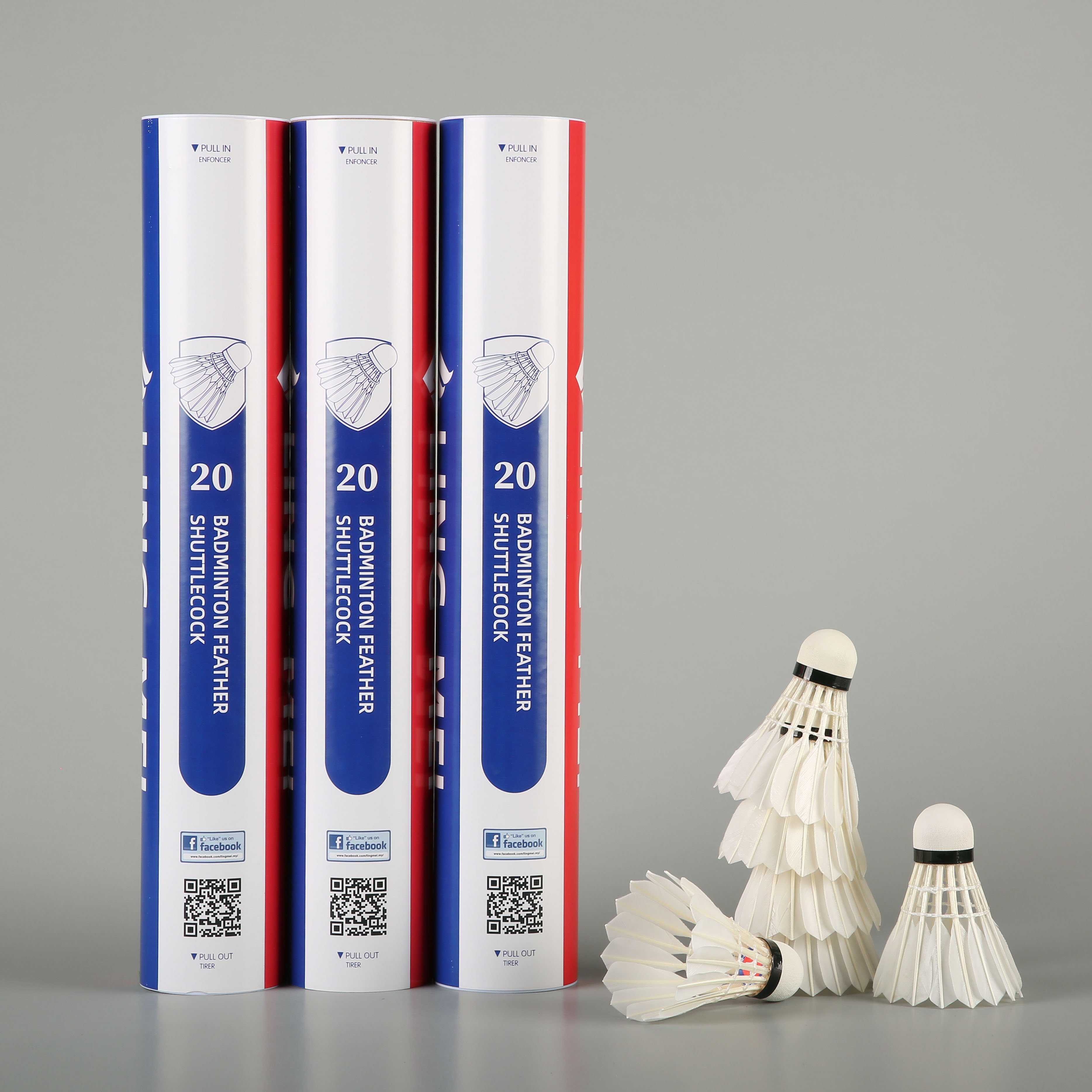 ling mei 20 most durable natural feathers brand badminton shuttlecock