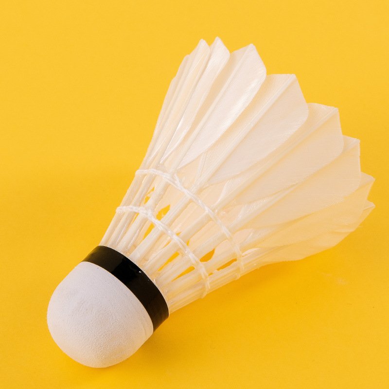 Professional Hybrid Badminton Racquet With Goose Feather Nylon Cork Super Durable For Tournaments Shuttlecocks Included 12pcs