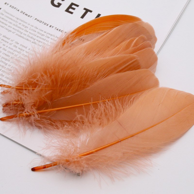 10-18cm Wholesale Natural dyed/Multi-Color Bulk Goose Feather For Shuttlecock