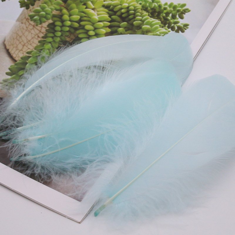 10-18cm Wholesale Natural dyed/Multi-Color Bulk Goose Feather For Shuttlecock