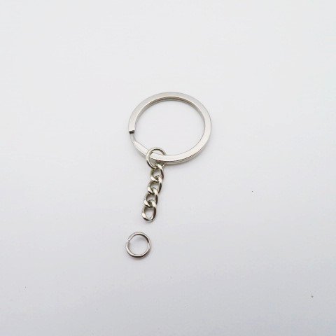 2.0*30mm key fob metal key holder split rings keyring keychain