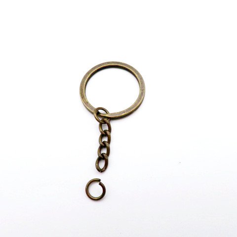 2.0*30mm key fob metal key holder split rings keyring keychain