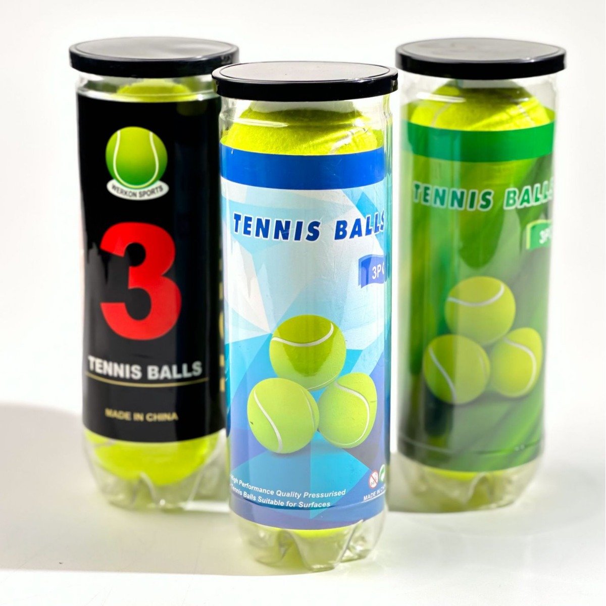 High Quality Tennis Training Can Wear-Resistant Wool and Rubber Easy to Pack Three Ball Pack ITF Certified