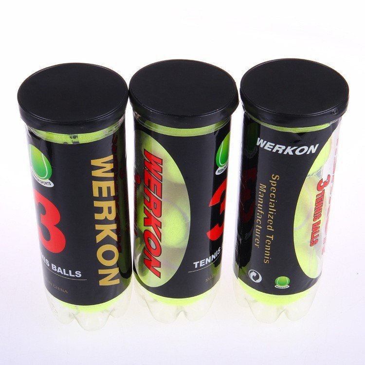 High Quality Tennis Training Can Wear-Resistant Wool and Rubber Easy to Pack Three Ball Pack ITF Certified
