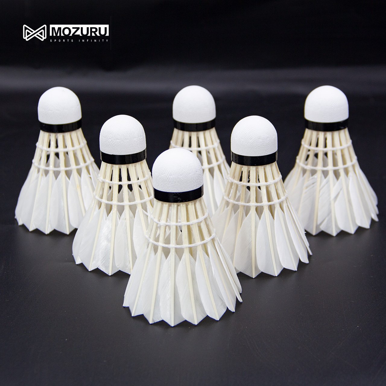 MOZURU Best Seller Shuttlecocks Badminton High Quality Feather Badminton Shuttlecock Speed Performance Badminton Shuttlecock