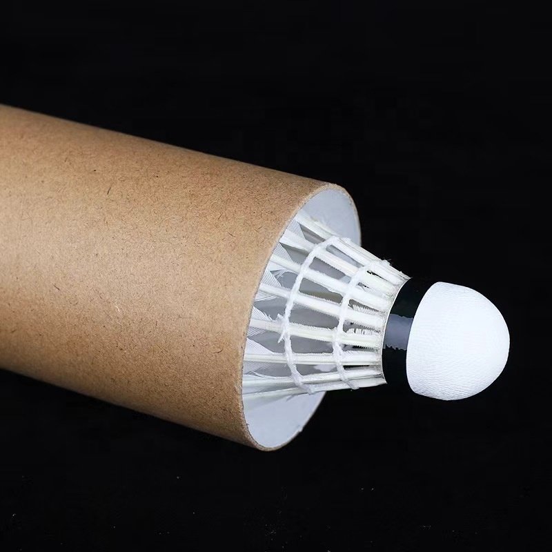 High Quality Durable Ultra White Goose Feather for Outdoor and Indoor Badminton Factory Direct Sale