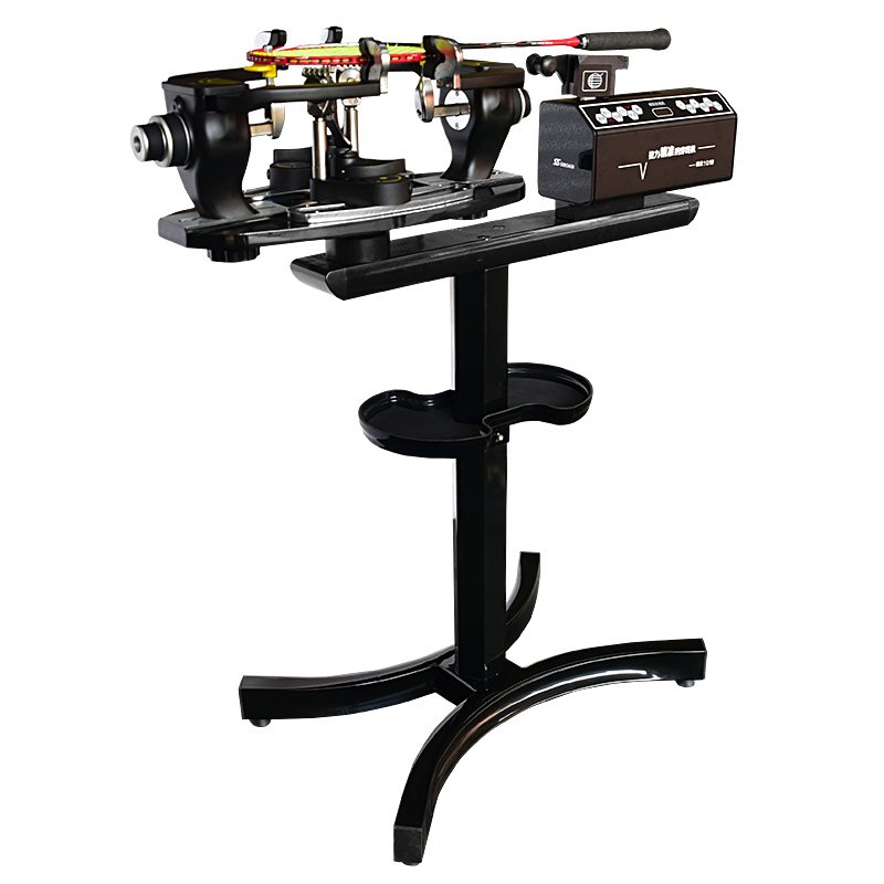 Intelligent computer electronic stringing machine head for badminton tennis