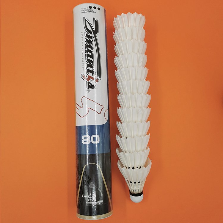 Dmantis D80 Best Quality Super Class Goose Feather Indoor Senior Regular Badminton Shuttlecock International Competition Level