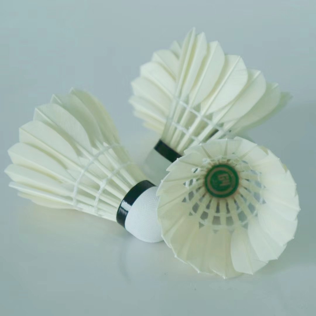 Super Durable Professional Level Class C Badminton Goose Feather Shuttlecocks Top Performance for Top Players