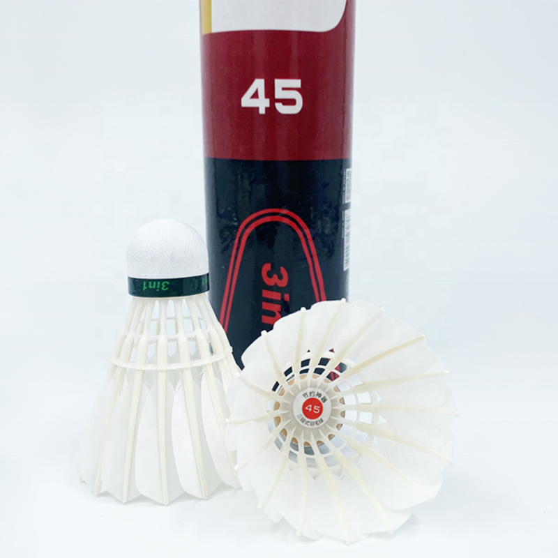 Most Popular Shuttlecock Goose Feather Badminton Shuttlecocks High quality goose High Durability PU Cork