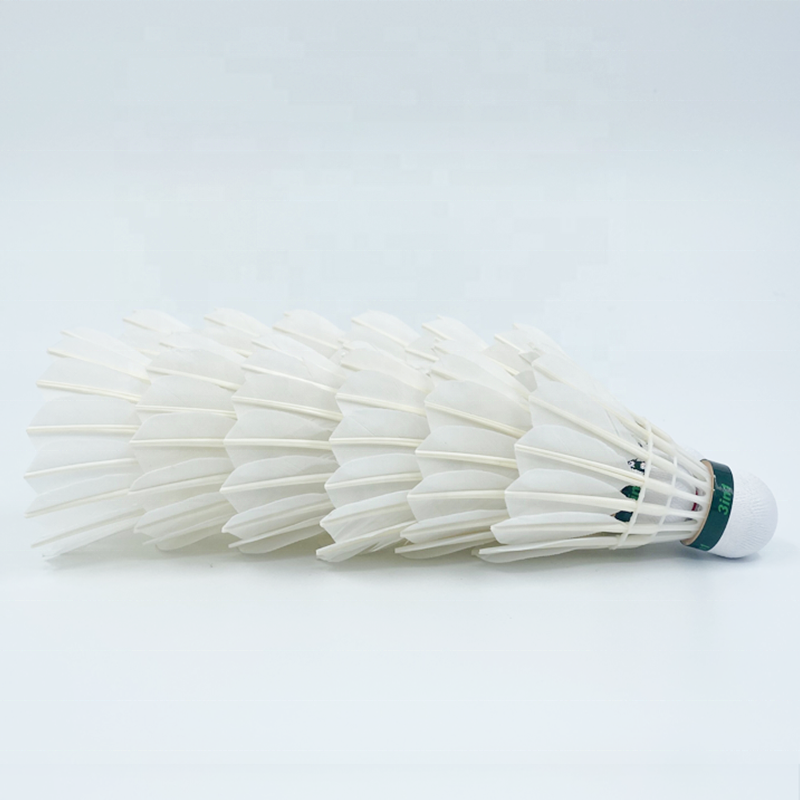 Most Popular Shuttlecock Goose Feather Badminton Shuttlecocks High quality goose High Durability PU Cork