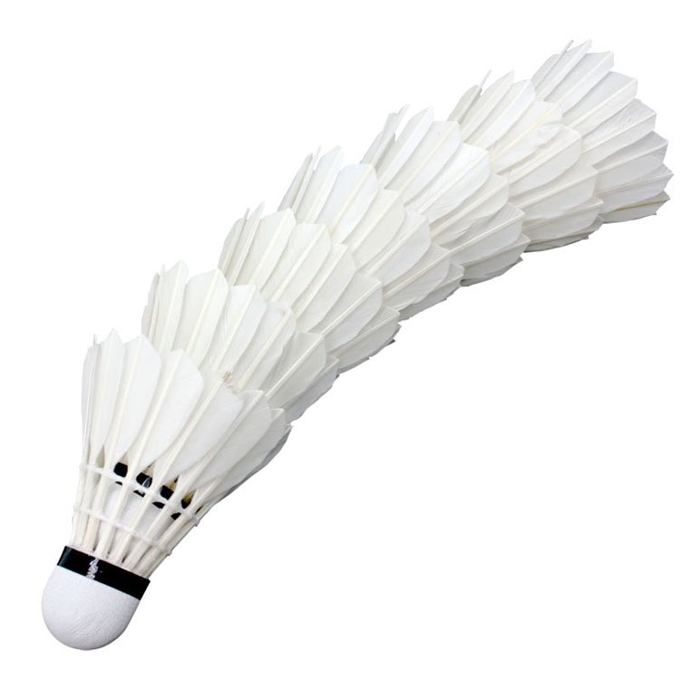Competition Badminton shuttlecock standard hot selling professional white durable duck feather badminton shuttlecock