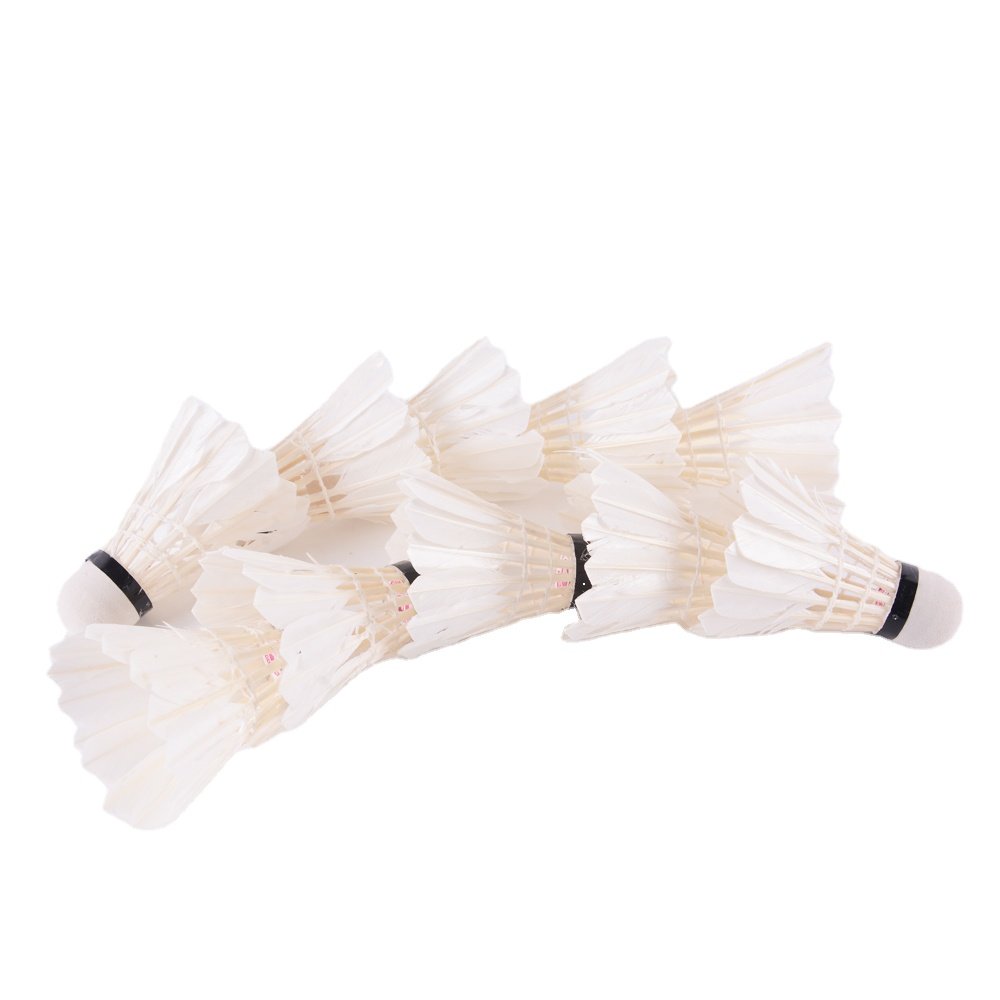 Competition Badminton shuttlecock standard hot selling professional white durable duck feather badminton shuttlecock