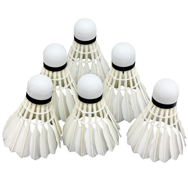 Competition Badminton shuttlecock standard hot selling professional white durable duck feather badminton shuttlecock