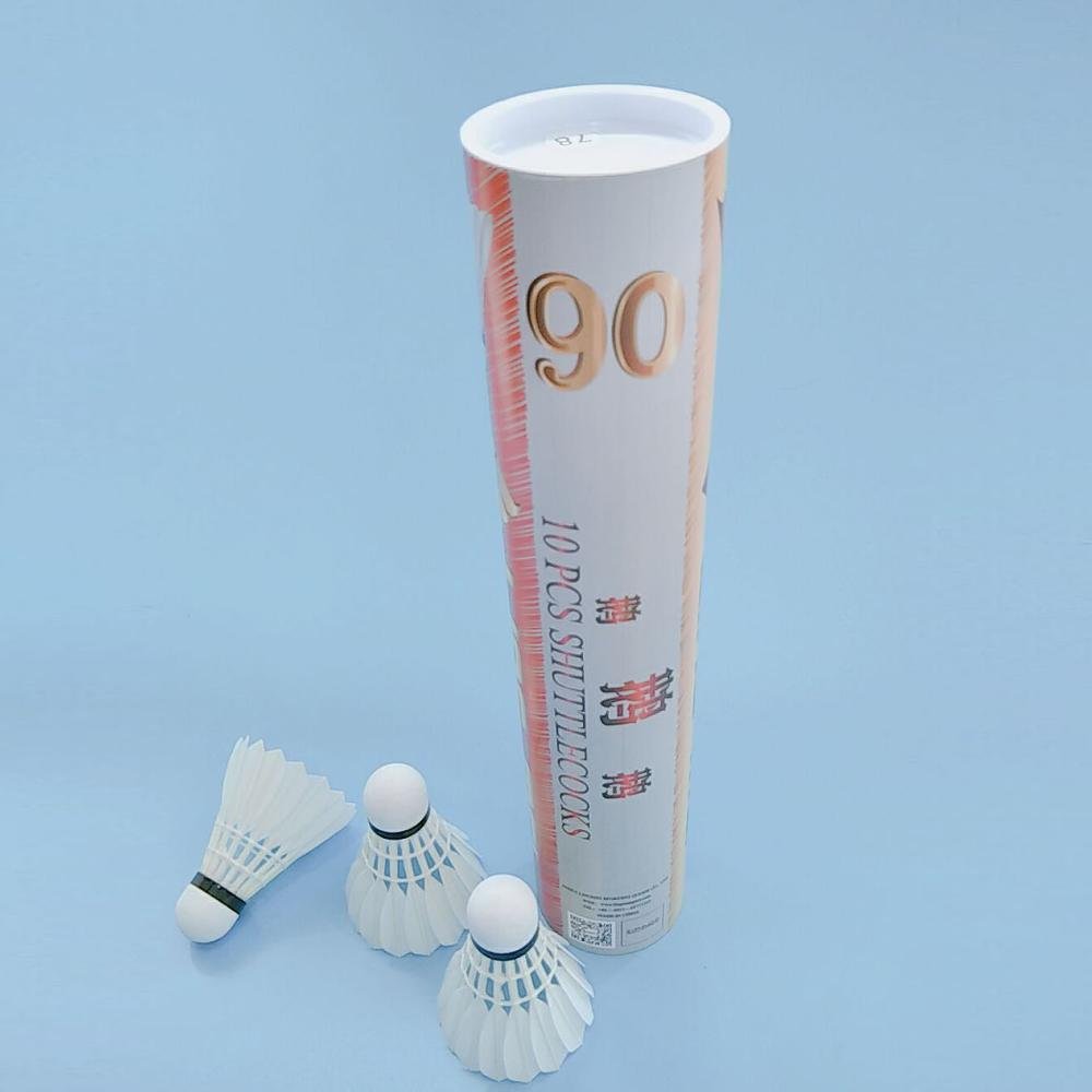 High Quality Class A Goose Feather LingMei 90 Badminton Shuttlecock supply In China