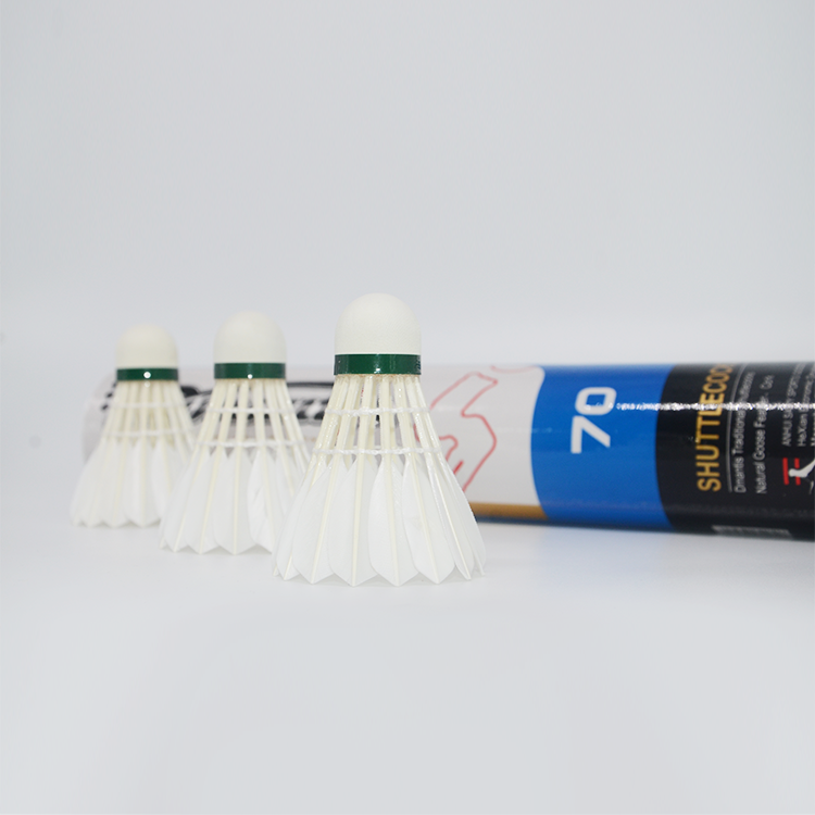Badminton Shuttlecock Goose Feather Suitable Price Natural Feather Shuttle More Durable Popular