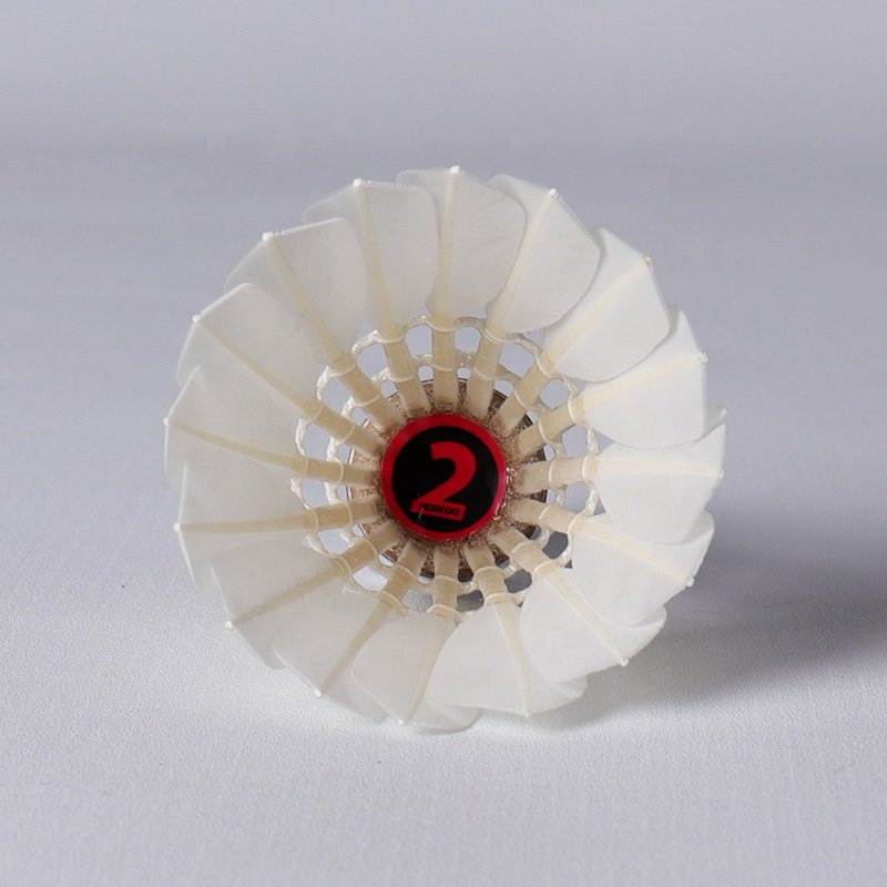 Manufacturer China Aeroplane Speed 74-79 Goose Feather Honkoo Branded Badminton Ball Shuttlecock