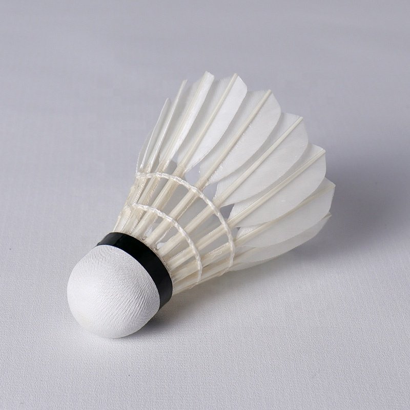 Manufacturer China Aeroplane Speed 74-79 Goose Feather Honkoo Branded Badminton Ball Shuttlecock