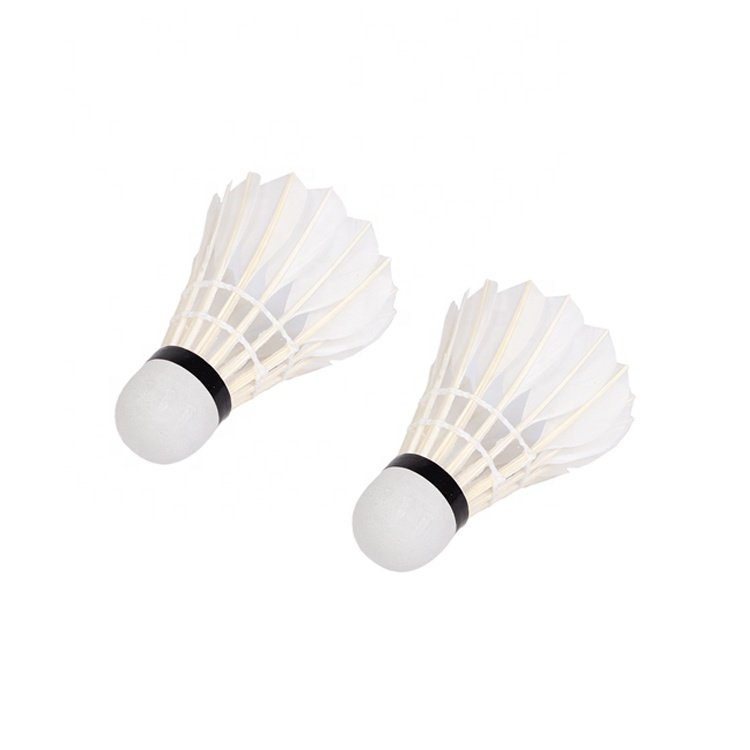 Konford Factory Directly Provide Duck Shuttlecock Raqueta De OEM 77 78 Facilities Equipment Durability Goose Feathers Badminton