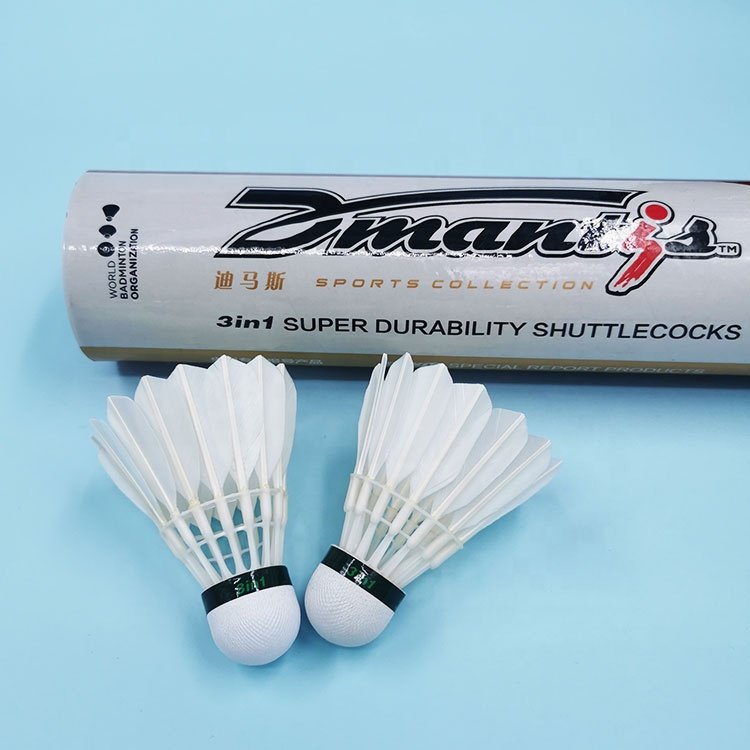 Modified Nylon Stand Badminton Shuttlecock Super Durable 3in1 Hybrid Shuttlecock Stable Quality Shuttles for Competition