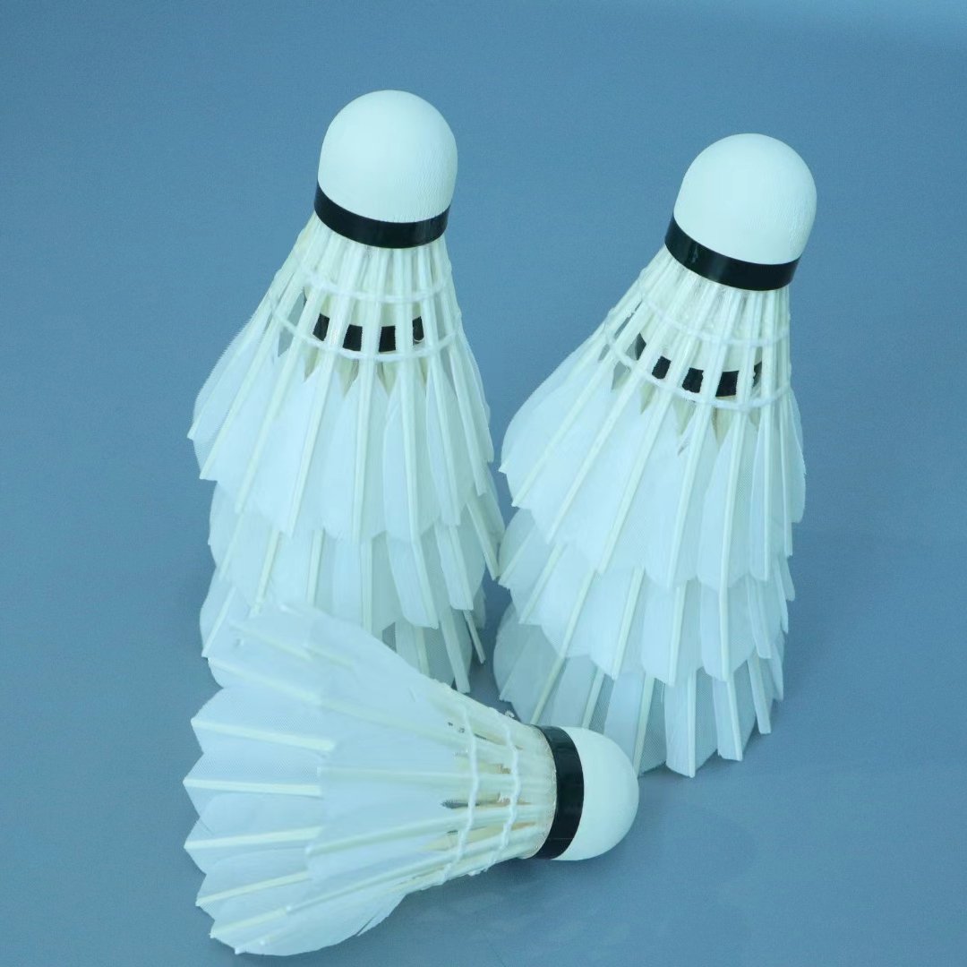 Grade C All-Round Feather Badminton Shuttlecocks Durable PU Cork Goose Feather Class Ball Sports Equipment