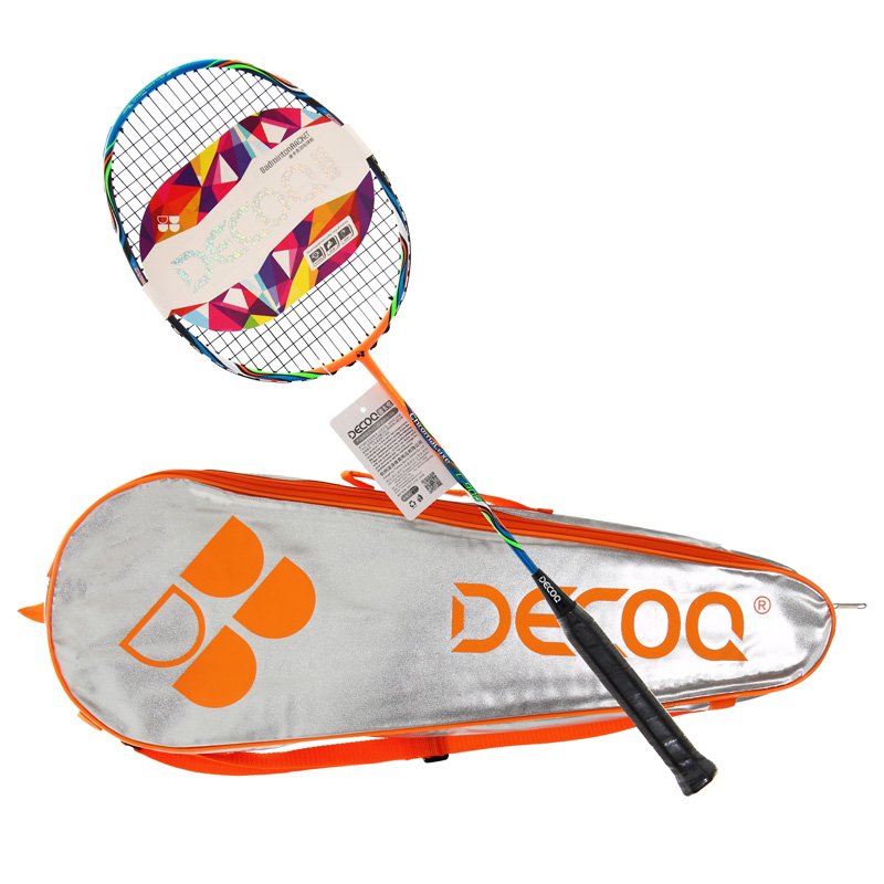 DECOQ Strings Customize Badminton Racket Fiber Professional Shuttlecock Badminton Rackets Badminton Racket Carbon