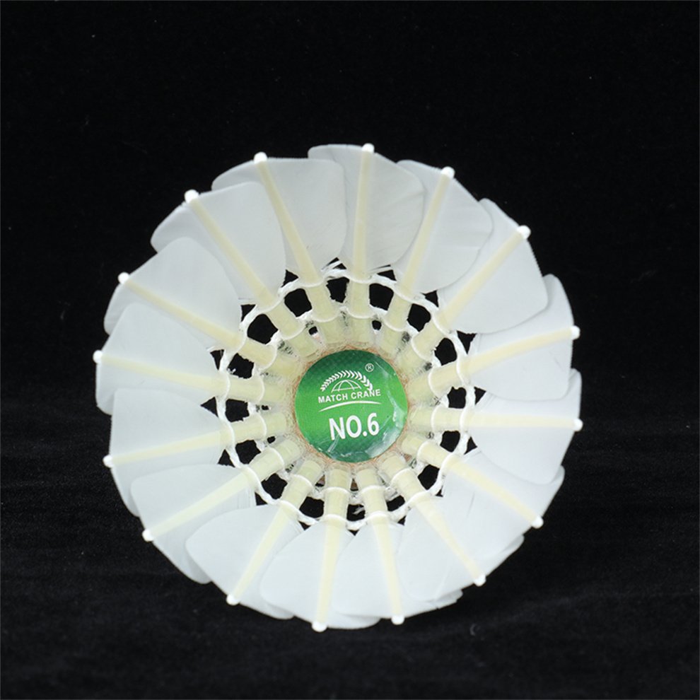 Speed 75 To 78 Straight Goose Feather Badminton Shuttlecocks For Amateur Training Or Club Players Shuttlecock