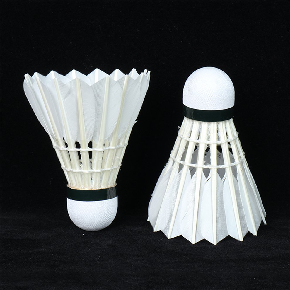 Speed 75 To 78 Straight Goose Feather Badminton Shuttlecocks For Amateur Training Or Club Players Shuttlecock